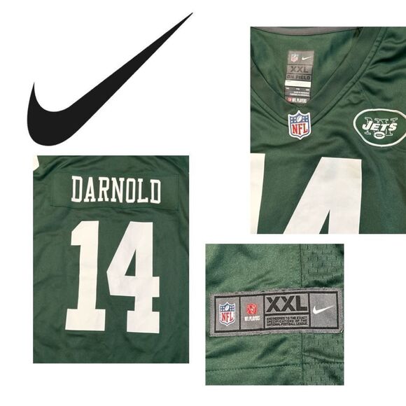 Nike New York Jets Sam Darnold #14 Jersey -‎ Size XXL - Picture 3 of 3